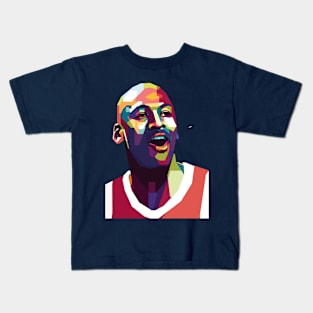 Michael Jordan Colorful WPAP Pop Art Kids T-Shirt